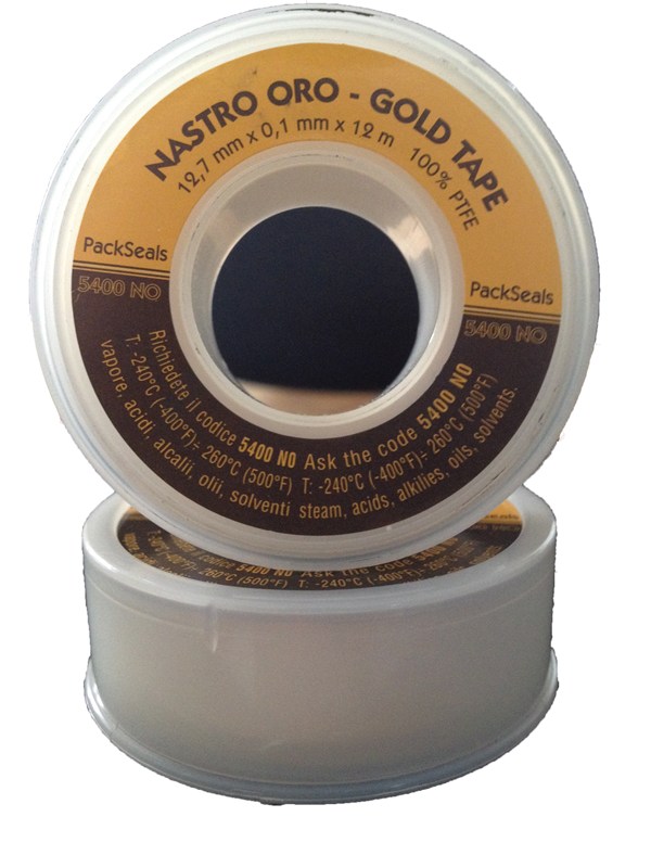 Rouleau de PTFE HD spécial vapeur - 12mm x 0,1mm - 12 mètres - -200°C à +280°C