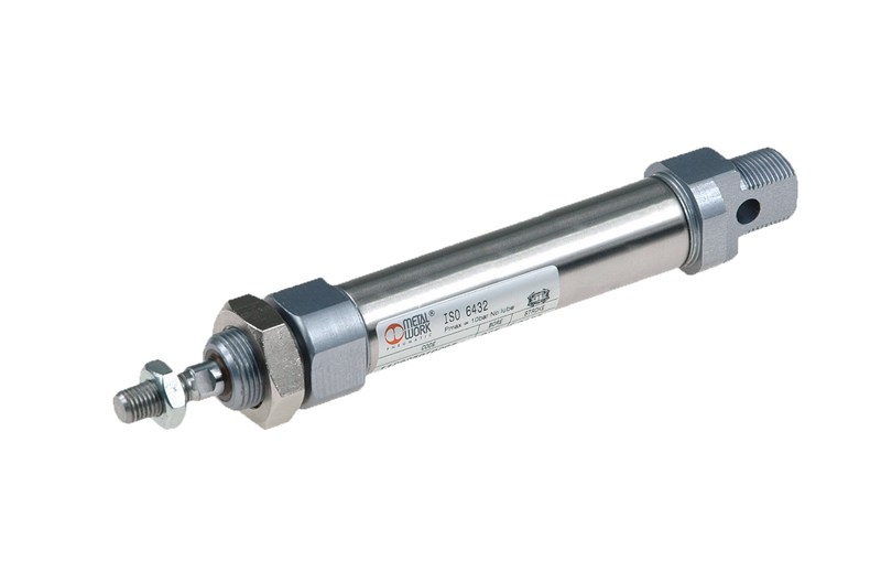 Round cylinder ISO6432 Full Stainless Steel - Ø25 - Stroke: 400 - 10 bar - Double effet--