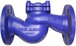 Clapets anti-retour - Fonte GG25 - Graphite - DN40 - A brides GN16 - PN16 - Montage h - 300°C