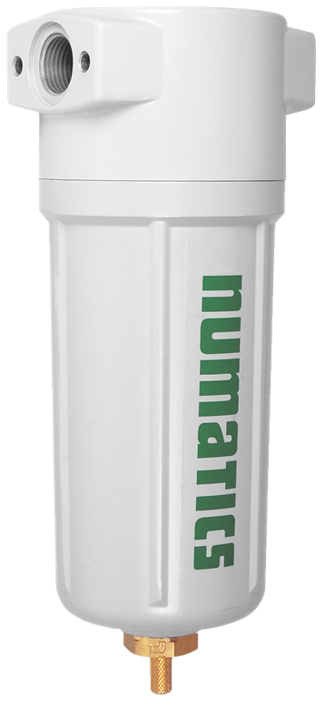 Water separator with automatic drain - Aluminum - FPM - 2" - Max 17bar - Flow rate: 1170m³/h