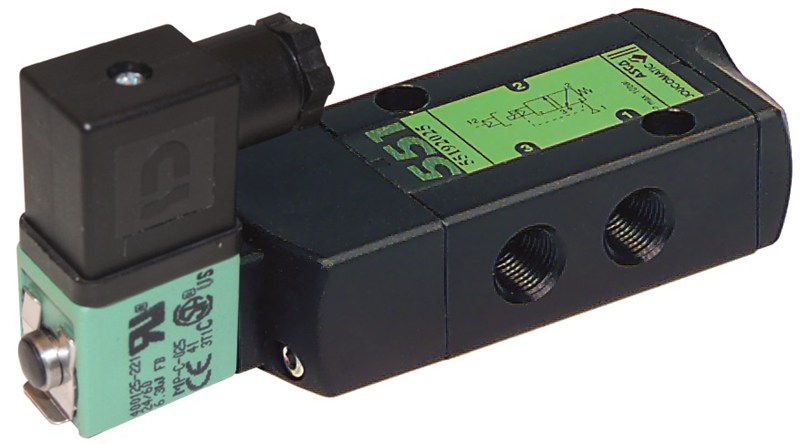 Distributeurs en ligne avec joint - 3/2 Monostable NF - G1/4" - Commande Electropneumatique - 48/DC