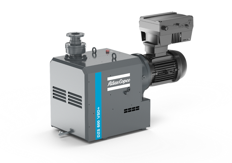 Pompes à vide sèches à becs Atlas Copco Vacuum DZS à vitesse variable - 600 m³/h - G3"
