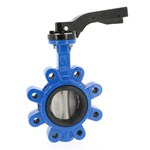 Butterfly valve - GG25 Cast Iron - EPDM - DN65 - LUG GN10/16 - PN16 - Hand lever - 110°C