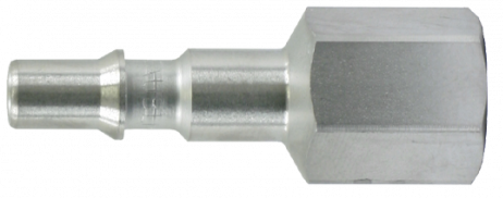 STAUBLI quick-release nipple - Threaded - Female - G1/2" - 8mm - Stainless Steel - 16 bar
