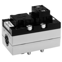 Distributeur à tiroir ISO 5599-1 taille 2 AVENTICS Série 581 - 5/2 bistable - Cde électropneumatique