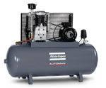 Piston Compressor - 642 l/min - 500 l - 11 bar - 2 cylinders - 2 stages - 1x 5,5 kW - 3 x 400 V