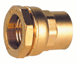 DECA compression fitting - Straight - Brass - G3/4"F - 25 mm - For PE hose - 16 bar