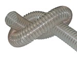 Flexible ALFAVAC PU-L - PU renforcé - Transparent - Ø 110 mm - max.100°C - 10 mètres