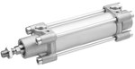 Piston rod cylinder alum. ISO 15552 - Ø63 - Stroke: 160 - 10 bar - Double acting - Piston rod: S.S.