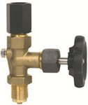 Robinet de manomètre DIN 16270 en laiton - 1/2" - DVGW - EAC