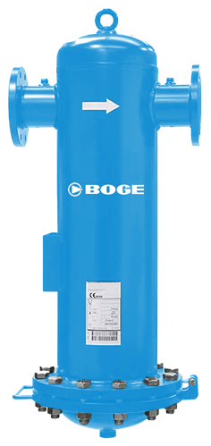 Filter - Filtration: 1µm - DN100 - Max pressure: 16 bar - Flow rate at 7 bar: 4464 Nm³/h