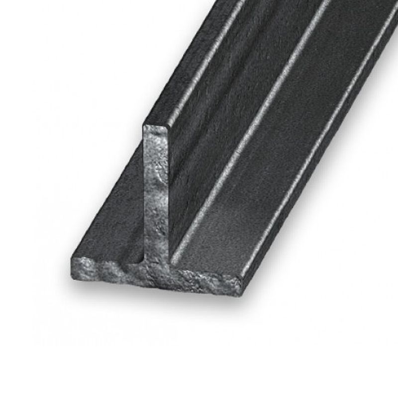 Profilé en T - Acier - Dimensions : 40 x 40 x 5 mm - Poids : 3,03 kg/m - Prix au kilo
