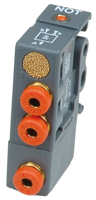 Logique pneumatique NON (no) - Ø4 mm - 1,5 à 8 bar