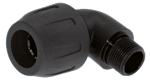 Raccord coudé - Polyamide - Fileté mâle G1/2" - Ø ext. du tube:20 mm - 16bar