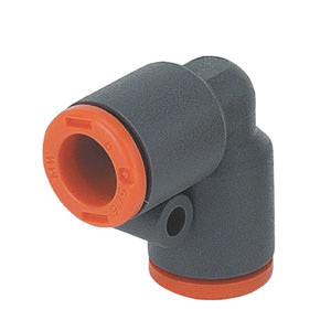 Push-in fitting - Elbow - Technopolymer - Union - Ø4 mm - 12 bar