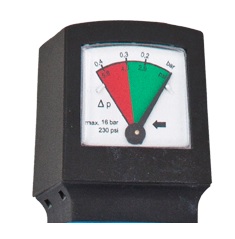 Clogging indicator / Differential pressure gauge for BOGE F filters series