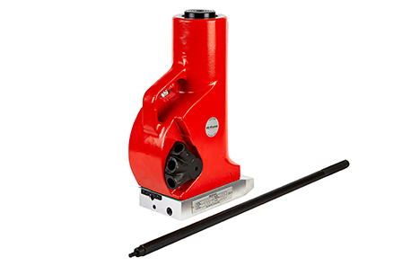 Cric HI-FORCE Série JAH - Piston lisse - Alu - Levage: 60T - Course: 305mm - Hauteur fermé: 500mm