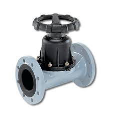 Vanne à membrane - Fonte GG25 - EPDM - DN250 - A brides GN10 - (+)90°C - Cde Manu