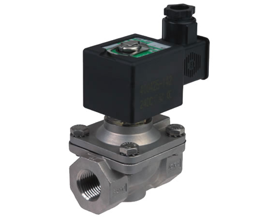 PILOT OPERATED SOLENOID VALVE - 2/2 NC - 1/2'' (DN15) - ORIFICE: 16,0 - STAINLESS STEEL - RESILIEN…