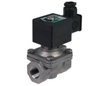 PILOT OPERATED SOLENOID VALVE - 2/2 NC - 1/2'' (DN15) - ORIFICE: 16,0 - STAINLESS STEEL - RESILIEN…